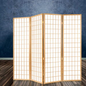 Artiss 6 Panel Room Divider Screen 261x179cm Natural product image