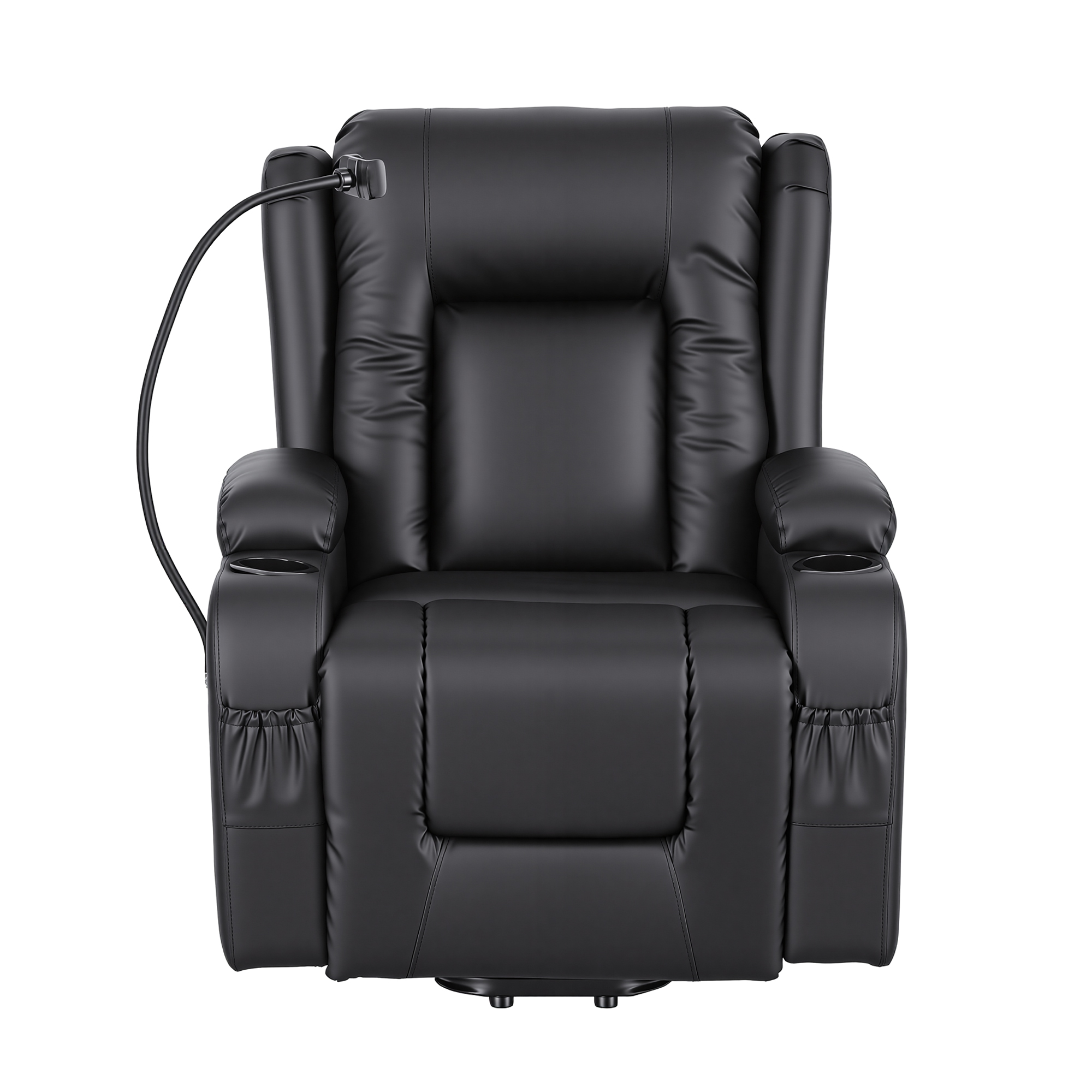Artiss Power Lift Recliner Chair With Massage &Amp; Heat, Black – Sumo Deals Artiss Power Lift Recliner Chair With Massage And Heat For Elderly, Electric Sofa Reclining Chair Wi Product Image