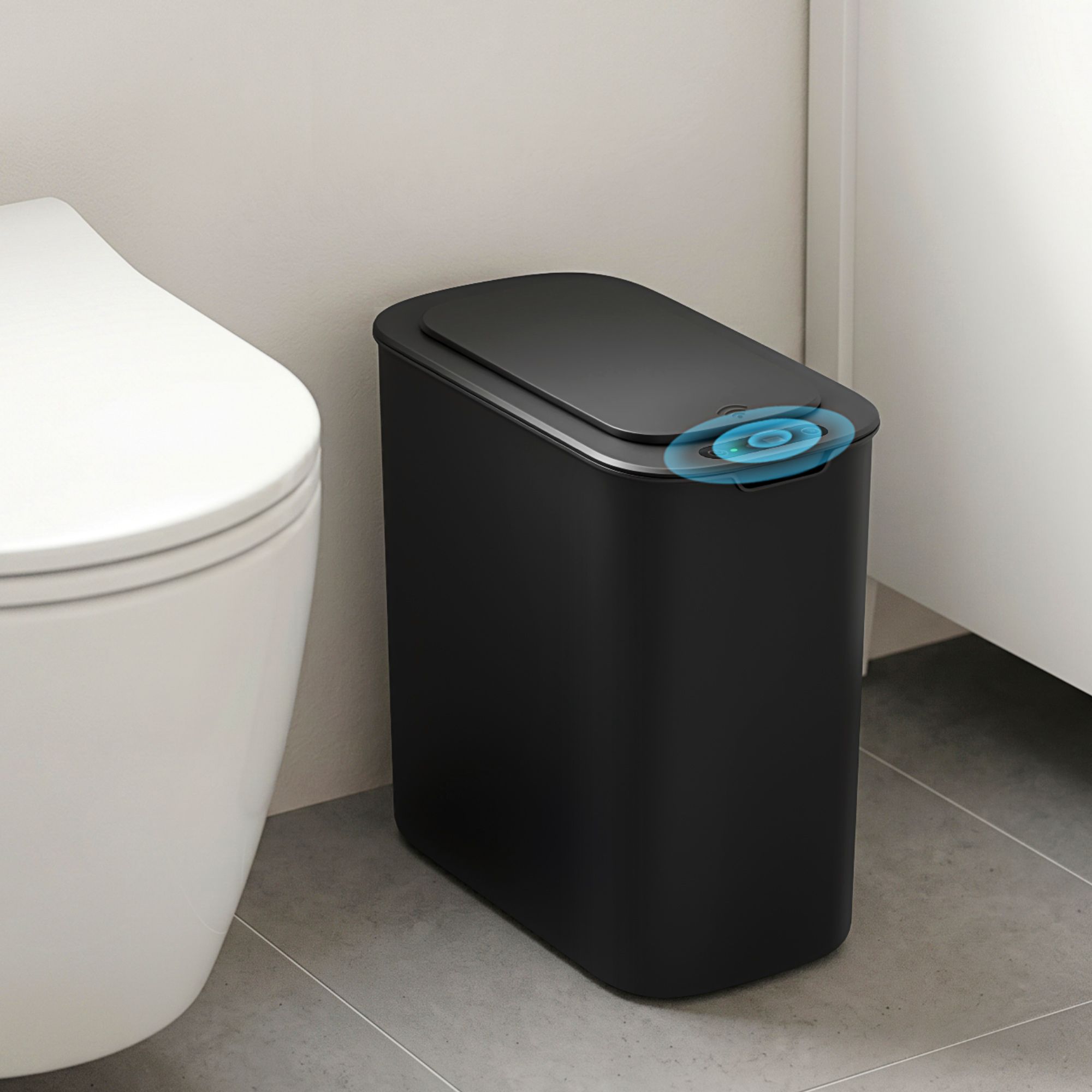 Devanti 11L Motion Sensor Bin | Touchless Kitchen Bin – Sumo Deals Devanti Automatic Trash Bin With Lid 11L Motion Sensor Kitchen Bin Touchless Garbage Can Modern Blac Product Image
