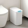 Devanti Automatic Trash Bin with Lid 11L Motion Sensor Kitchen Bin Touchless Garbage Can Modern Whit product image