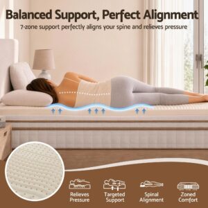 Giselle Bedding Double Latex Mattress Topper 5Cm – Sumo Deals Giselle Bedding Double Latex Mattress Topper 7-Zone Natural Latex Core Breathable 5Cm Product Image