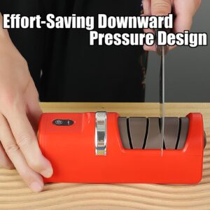 Automatic Kitchen Knife Sharpener - New Cordless Electric Knife Sharpener Tool With Diamond Wheel &Amp; Product Image