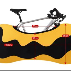 Bicycle Frame Cover | Indoor Dust &Amp; Scratch Protection – Sumo Deals Indoor Stretchable Bicycle Frame Cover, Dust &Amp; Scratch Protection For Home Storage, 160*66Cm (Black) Product Image