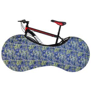 Indoor Stretchable Bicycle Frame Cover, Dust & Scratch Protection for Home Storage, 160*66cm (Purple product image