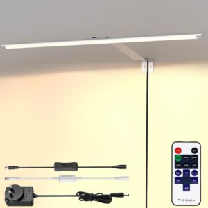 Picture Light for Wall Plug in 24inch, Dimmable LED Art Photo Light with Remote, 3000K Warm White Wa product image