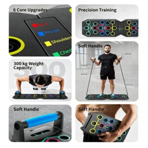 30 Holes Foldable Push-Up Board For Home Workouts – Sumo Deals 30 Holes Push‑Up Board, Portable Foldable Fitness Equipment For Home Indoor Outdoor, Body Shaping Product Image