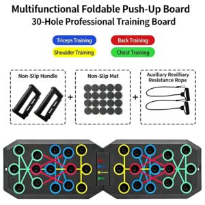 30 Holes Push‑Up Board, Portable Foldable Fitness Equipment for Home Indoor Outdoor, Body Shaping product image