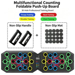 30 Holes Push‑Up Board, Portable Foldable Fitness Equipment for Home Indoor Outdoor, Body Shaping product image