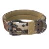 Outdoor Nylon Dog Collar, Thick Puppy Neck Collar Double‑Eye Buckle, Camouflage Color Double‑Eye product image