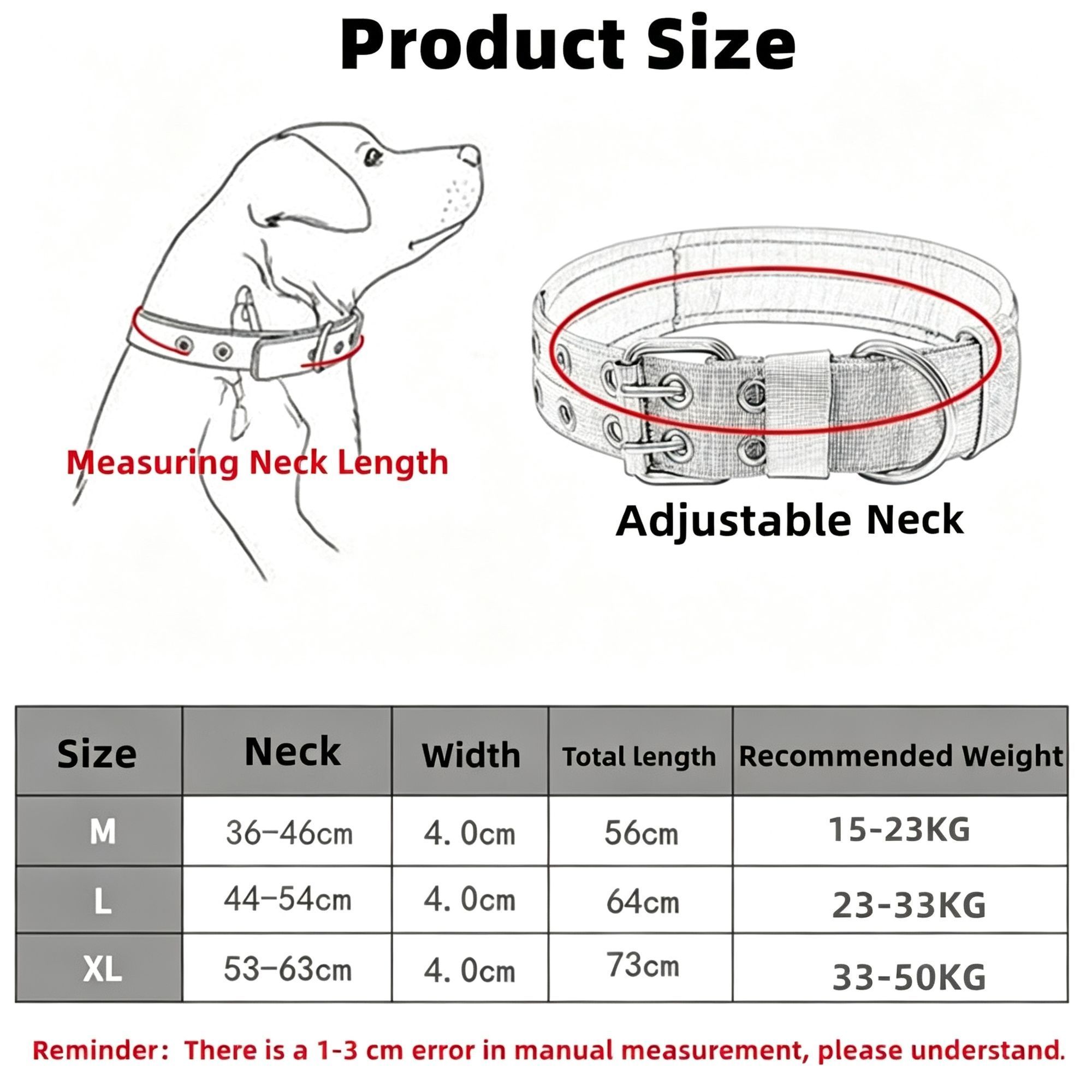 Durable Nylon Dog Collar With Double-Eye Buckle - Dark Green – Sumo Deals Outdoor Nylon Dog Collar, Thick Puppy Neck Collar Double‑Eye Buckle, Dark‑Green Double‑Eye Buc Product Image
