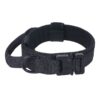 Thickened Nylon Dog Collar for Outdoor, Alloy Buckle Pet Neck Collar, Black Alloy Buckle Collar L, H product image