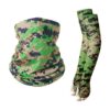 Camo Pattern Sun‑Proof Sleeve‑Glove‑Neck Tube Set, Stretch Fit For Various Body Shapes, Great product image