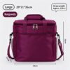 Portable Waterproof Insulated Meal Carry Bag, Large Size Keep Food Warm For Commuter &Amp; Picnic Trip, Product Image