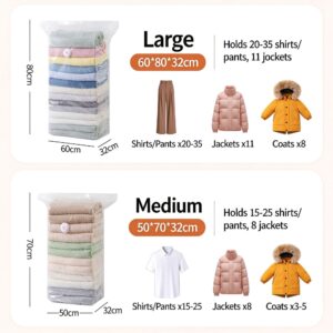 4-Pack Extra Large No-Pump Vacuum Storage Bags – Sumo Deals Extra Large No‑Pump Stereo Vacuum Compression Bags, Tear‑Resistant Thick Storage Sacks For Big Q Product Image