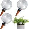 3Pcs Plant Watering Globes, 500ml Self Watering Spikes, Clear Automatic Plant Waterer for Indoor Pot product image