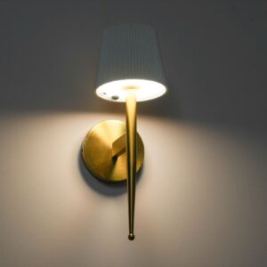 Modern Decorative Wall Sconce Solar-Powered Wall Light Indoor Outdoor Wall Lighting Fixture Wall-Mou Product Image