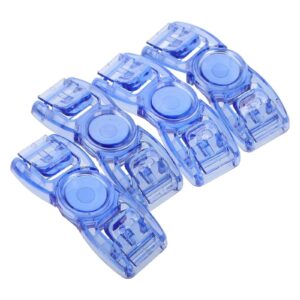 4 Pack Swimming Goggle Buckles, Replacement Straps Clips and Buttons, Blue product image
