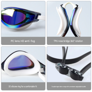 Adult Swimming Goggles, Comfortable Leak-Proof Swim Goggles Product Image