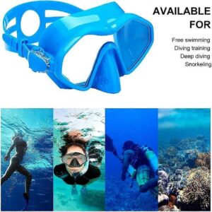 Adult Anti-Fog Diving And Snorkelling Mask, Uv-Protected Wide View Swim Goggles - Green Product Image