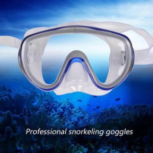 Adult Diving Goggles, Large Frame Universal Snorkelling Glasses Mask, Black Product Image