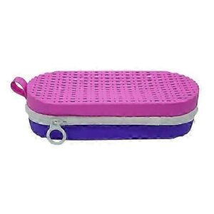 Silicone Swimming Goggle Case with Drain Hole, Lightweight Shockproof Goggle Protective Box product image