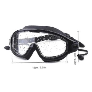 Waterproof Swim Goggles For Women And Men, Anti-Fog Flat Light Snorkeling Diving Swim Goggles Product Image