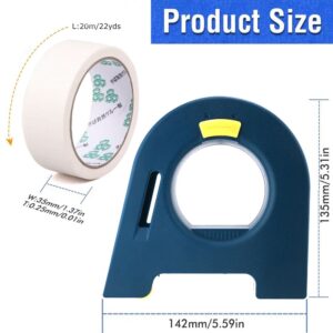 Masking Tape Dispenser With Serrated Metal Cutting Edge Ergonomic Arch Design For Painting Edging, T Product Image