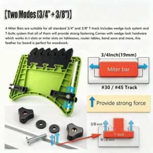 Woodworking Featherboard For Table Saw Router Table And Band Saw, Multi-Color Safety Pressure Board Product Image
