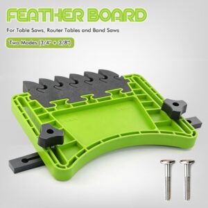 Woodworking Featherboard for Table Saw Router Table and Band Saw, Multi-Color Safety Pressure Board product image