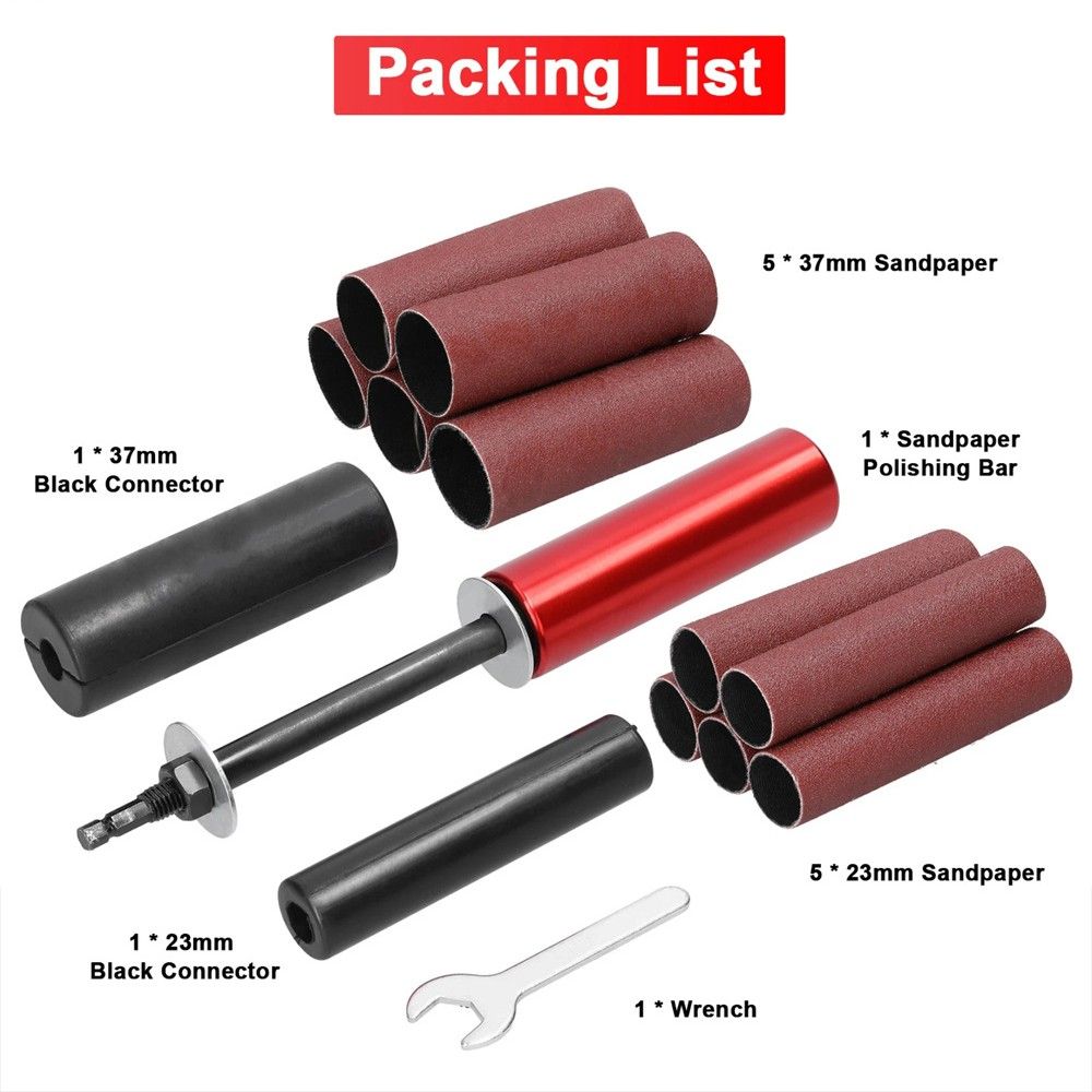 Electric Sanding Stick | Quick-Change Hex Shank Tool – Sumo Deals Handheld Electric Sanding Stick With Quick-Change Hex Shank For Wood Metal Plastic Glass Stone Polis Product Image