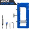 Hinge Mortise Template Jig for Wooden Doors with Adjustable Router Guide and Drill Bit Set for Preci product image
