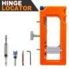 Hinge Mortise Template Jig for Wooden Doors with Adjustable Router Guide and Drill Bit Set for Preci product image
