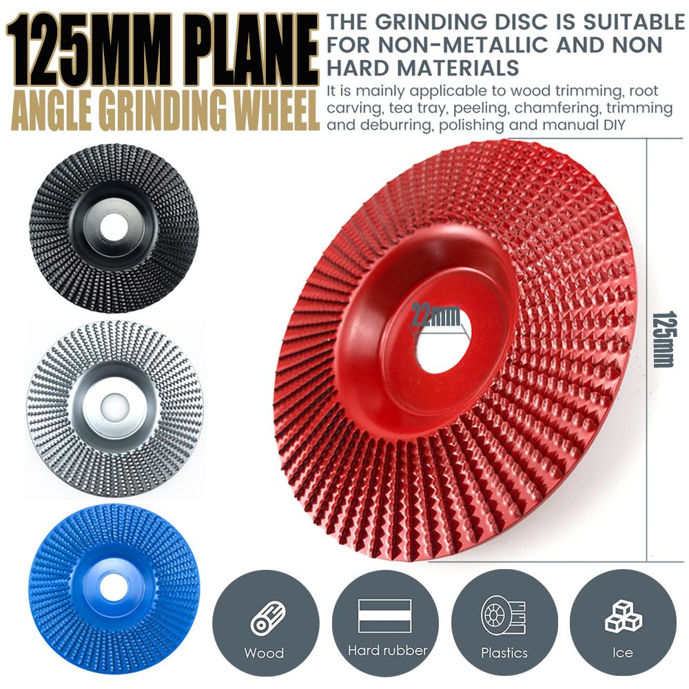 125Mm Angle Grinder Wood Carving Disc - Beveled Shaping – Sumo Deals Angle Grinder Wood Carving Disc 125Mm Flat Beveled Shaping Wheel For Woodworking Diy Polishing Debur Product Image