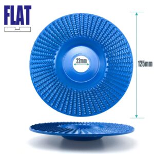 Angle Grinder Wood Carving Disc 125mm Flat Beveled Shaping Wheel for Woodworking DIY Polishing Debur product image