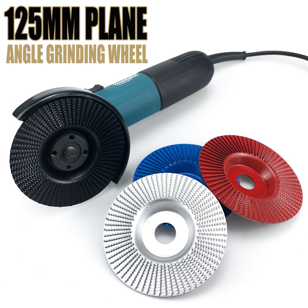 125Mm Angle Grinder Wood Carving Disc - Flat Shaping Wheel – Sumo Deals Angle Grinder Wood Carving Disc 125Mm Flat Beveled Shaping Wheel For Woodworking Diy Polishing Debur Product Image