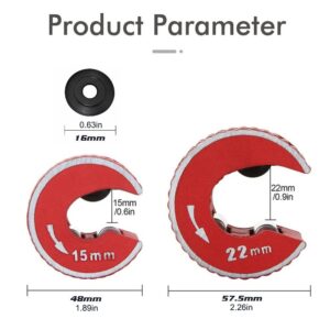 Mini Pipe Cutter Tool | Copper, Aluminium, Pvc – Sumo Deals Mini Pipe Cutter Tool With Copper Aluminum Pvc Tube Cutting For Plumbing Repair And Small Hardware F Product Image