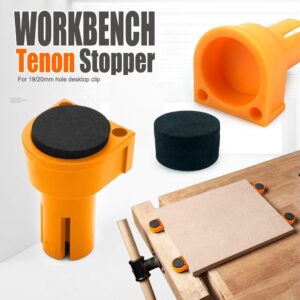 Versatile Bench Dog Holdfast Stop Blocks For Woodworking Benchtop Drilling, Routing, Sanding And Pla Product Image
