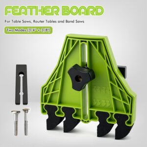 Versatile Woodworking Featherboard With Eva Pressure Teeth For Table Saws, Router Tables, And Band S Product Image