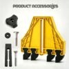 Versatile Woodworking Featherboard with EVA Pressure Teeth for Table Saws, Router Tables, and Band S product image