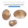 Wood Carving Grinding Head For M14 Angle Grinder, Carbon Steel Polishing Wheel Attachment For Woodwo Product Image