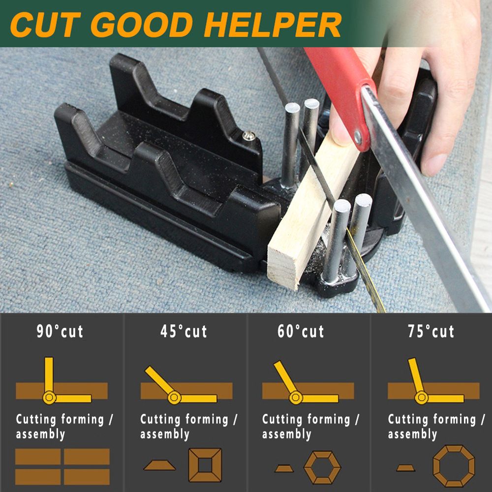 Multi-Angle Miter Cutting Guide Tool For Woodworking – Sumo Deals Multi-Angle Miter Cutting Guide Tool For Woodworking, Home Improvement, And Diy Projects, Adjustable Product Image