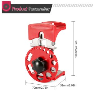 Manual Wire Stripper Tool With Adjustable Blade And Multi-Hole Rotary Dial For Electrical Wiring, Ca Product Image