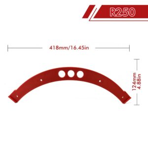 R100-R300 Arc Radius Template Set for Woodworking, Router Jig for Cutting Inner and Outer Rounded Co product image