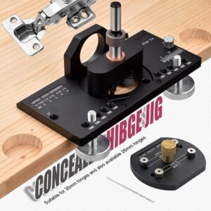 Hidden Hinge Drilling Jig | Cabinet Door Installation Tool – Sumo Deals Hidden Hinge Drilling Jig Template Locator For Cabinet Door Installation, Adjustable Punch Positione Product Image