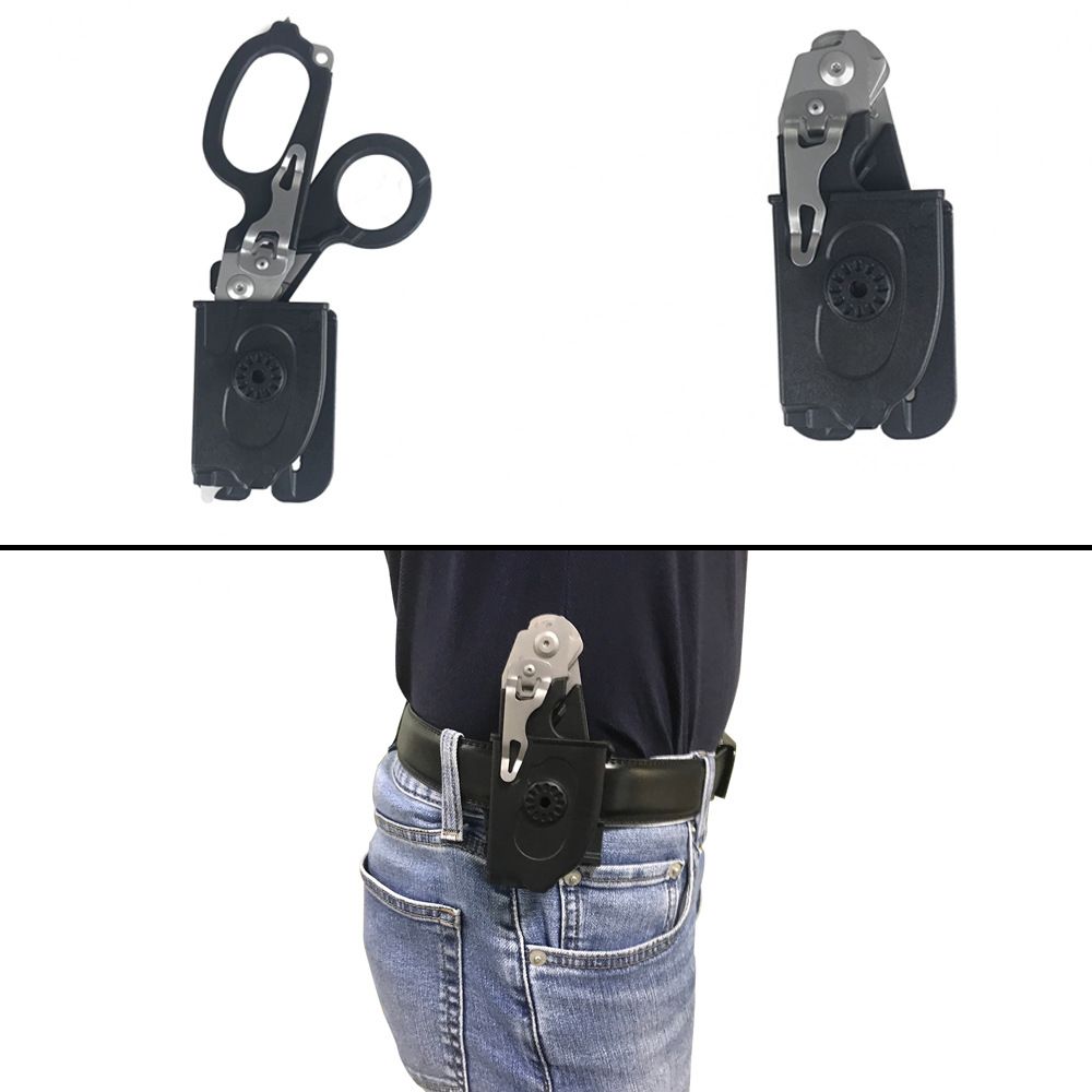 Multi-Function Folding Emergency Shear – Sumo Deals Multi-Function Folding Emergency Shear With 420Hc Stainless Steel Blades, Non-Slip Rubber Handle, Qu Product Image