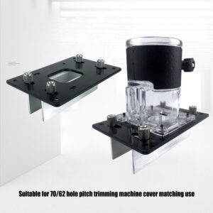 Aluminum Router Base Slotting Jig For Woodworking – Sumo Deals Multifunctional Aluminum Router Base Slotting Jig For Woodworking, Adjustable Trimming Machine Base Product Image