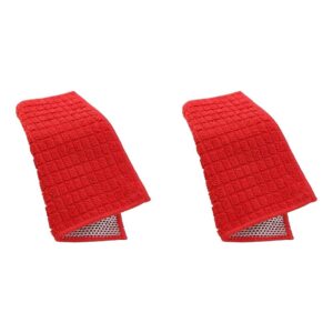 Dual-Texture Dish Cloth with Wire & Fiber Scrub Side – Non-Abrasive Scrubbing for Pots, Pans, Stov product image