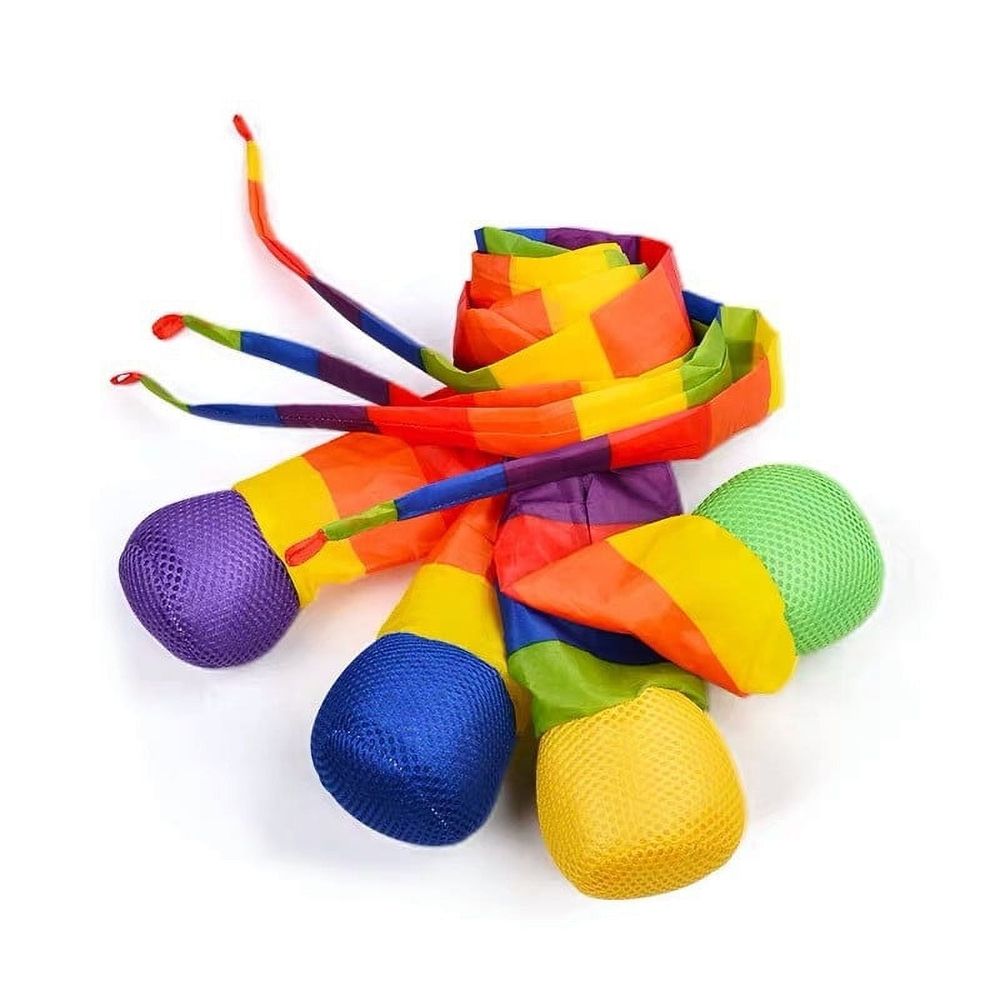 Foam Balls With Tails 3-Pack | Kids Catching Game Set – Sumo Deals Foam Balls With 39 Inch Tails 3 Pack Kids Catching Game Set For Outdoor Indoor Play,Colorful Soft Sp Product Image