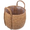 Large Wicker Plant Basket for Indoor Flowers - Decorative Storage Basket for Home, Living Room, and product image