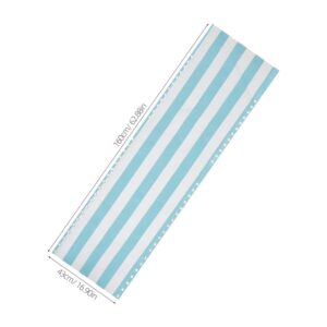 Sky Blue Beach Chair Fabric Replacement – Sumo Deals Sky Blue Beach Chair Fabric Replacement For Outdoor Folding Recliner Patio Lawn Use Product Image